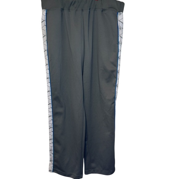 Akademiks Other - Akademiks Men's Track Pants Straight Leg Athletic Piping Pull On Gray Size 2XL